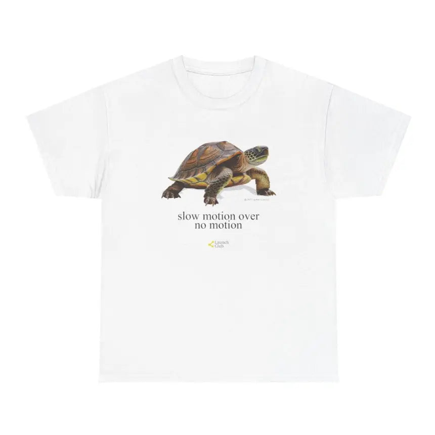Slow Motion Turtle Shirt - Casual Cotton Retro T-Shirt with Vintage Graphic Design for Men and Women Tshirt White - View 11