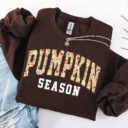 Pumpkin Season Sweatshirt, Fall Gifts, Pumpkin Patch Outfit, Thanksgiving Gifts, Womens Fall Sweaters, Cozy Autumn Crewneck - View 3