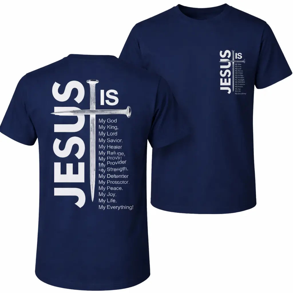 Men's Relaxed Fit Graphic T-Shirt, Breathable 100% Cotton Streetwear Cross Print Top with Short Sleeves, Shortsleeve,back to school,back to school shopping, Casual Clothes Fabric - View 13