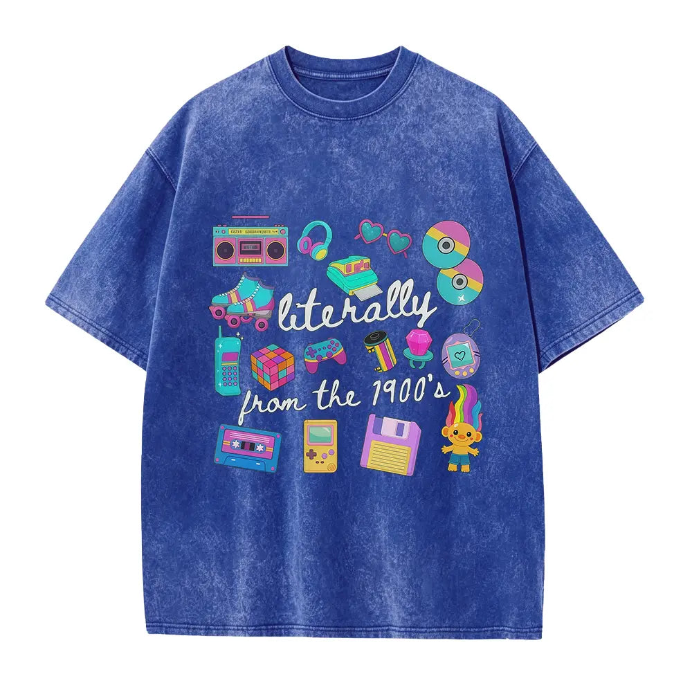 Literally From The 1900s shirt, Funny Retro 90's Shirt, Meme Shirts, Funny Gift for Mom, Retro 1900 t-shirt, 1990's gal shirt - View 16