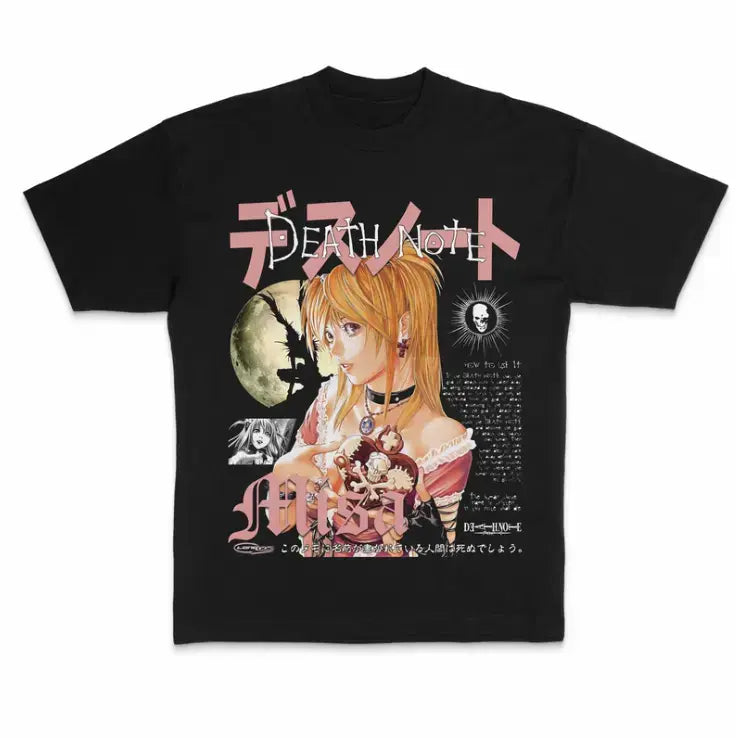Unisex Misa Vintage Graphic Hoodie - Death Note L Anime Casual Stylish Sweatshirt, Anime Addicts Couple Gift Menswear Womenswear Streetwear Top - View 7