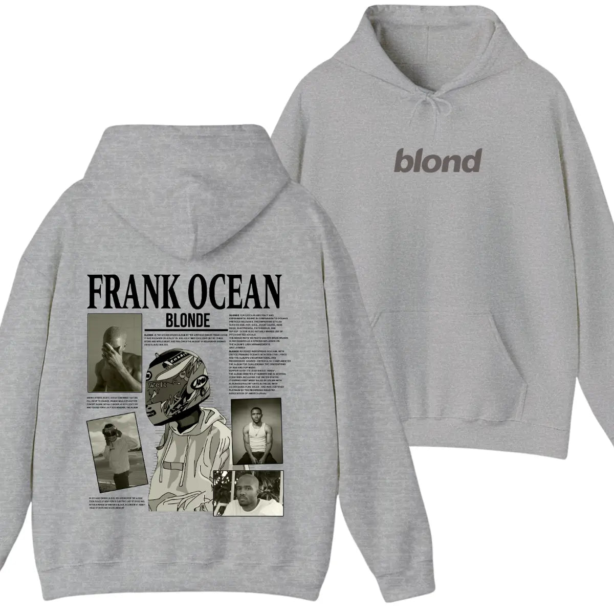 Frank Ocean Graphic Hoodie Cotton Shirt, Full Color, Full Size, Gift For Men, Gift For Women, Gift For Fans, Comfort Menswear Tops Classic, Streetwear, Trendy Hoodie - View 13