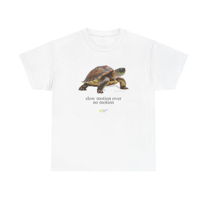 Slow Motion Turtle Shirt - Casual Cotton Retro T-Shirt with Vintage Graphic Design for Men and Women Tshirt White - View 1