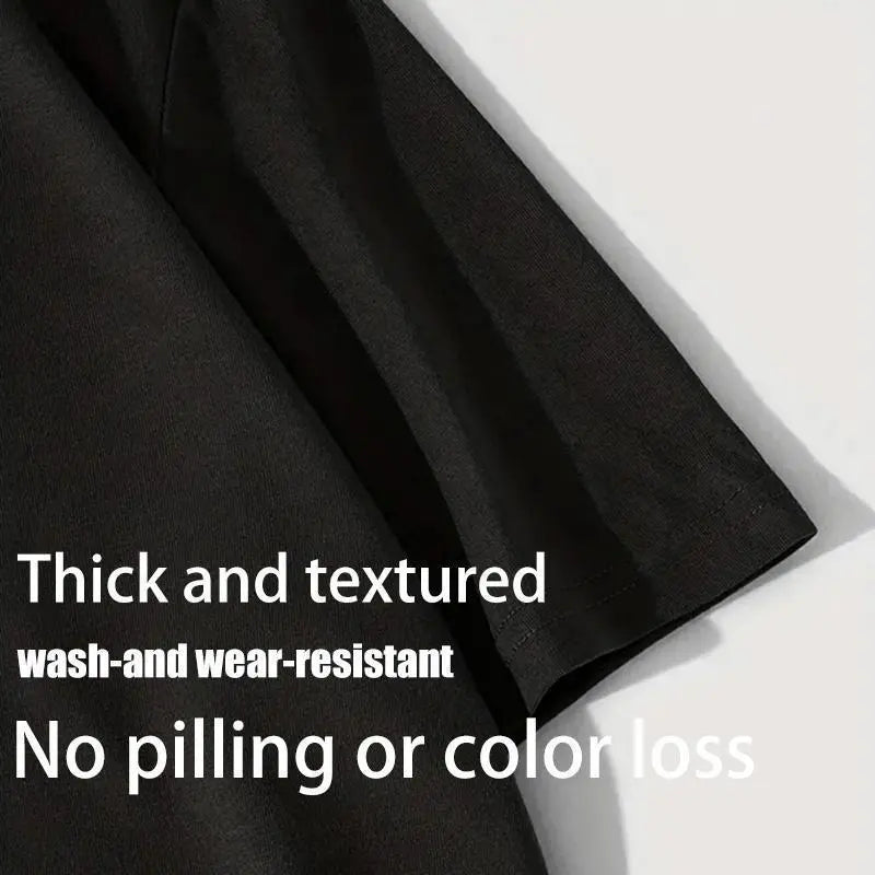 Men's Relaxed Fit Graphic T-Shirt, Breathable 100% Cotton Streetwear Cross Print Top with Short Sleeves, Shortsleeve,back to school,back to school shopping, Casual Clothes Fabric - View 7