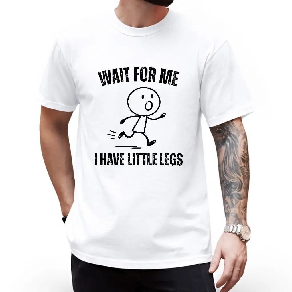 Wait For Me I Have Little Legs Hoodie - Designed for Walkers, Long Sleeve Style Funny Trendy Crewneck - View 4
