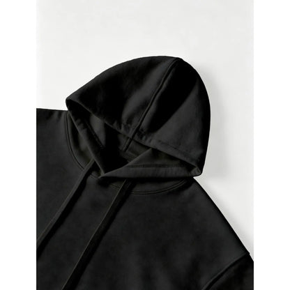 Men's Fall/Winter Spider-Print Hooded Sweatshirt with Drawstring and Kangaroo Pocket, Casual Street Fashion Hoodie, Casual Streetwear Hoodie, Comfortable Fabric, Fitted Graphic Sweatshirts - View 4