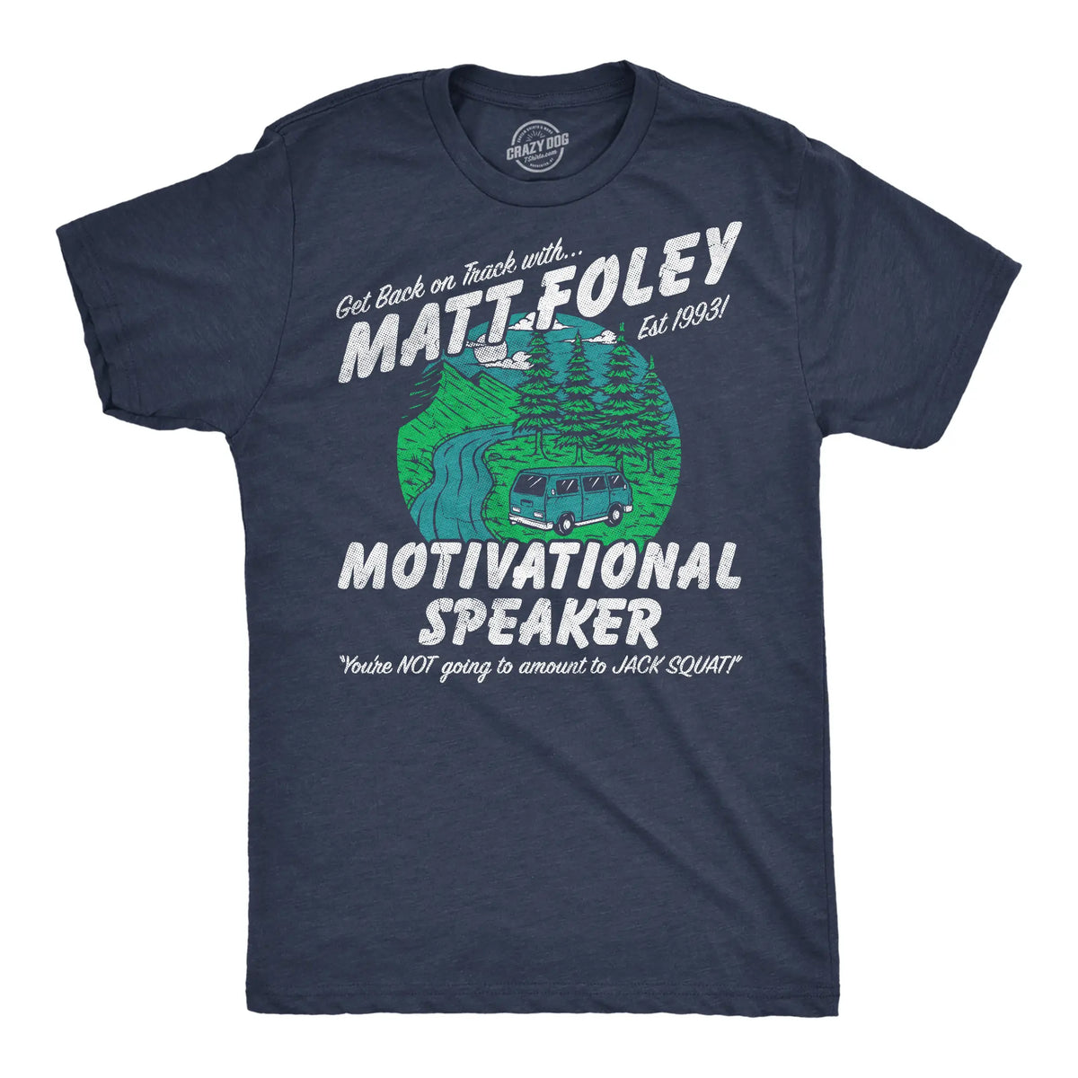 Funny Chris Farley T Shirts Hilarious Mens Tees Featuring Matt Foley Quotes and More Mens Funny T Shirts Cool Vintage Fashion T-Shirt Gift Classic Menswear Funny Movie Short Sleeve Novelty Tees for Guys - View 1