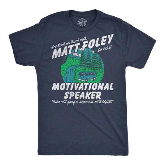 Funny Chris Farley T Shirts Hilarious Mens Tees Featuring Matt Foley Quotes and More Mens Funny T Shirts Cool Vintage Fashion T-Shirt Gift Classic Menswear Funny Movie Short Sleeve Novelty Tees for Guys - View 1