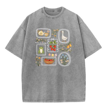 Holafish Women's Pure Cotton Graphic T-Shirt - Vintage Acid Wash Oversize Tee (S-5XL), Plus Size Casual Top with Retro Streetwear Attitude, Sport to Street Shirts for Women Back to School, Graphic Tees Women, Basic - View 14