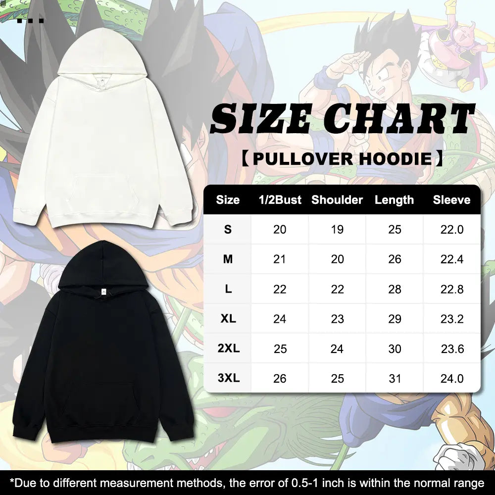 Dragon Ball DBZ Viral Anime Graphic Hoodie! Unisex 90s Retro Pullover - Funny Cartoon Streetwear Hoodies - Cozy Fleece Gift For Him Casual Cotton - View 8