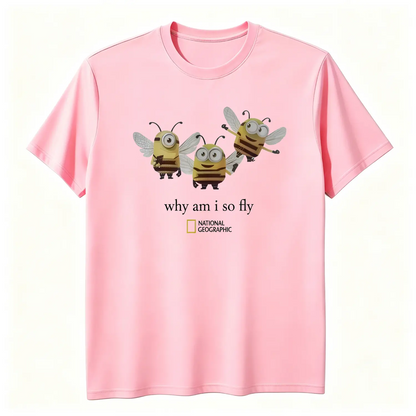 Gildan Men's And Women's T-Shirt, National Geographic Minibee Cotton T-Shirt, Animal T-Shirt, Unisex Vintage Graphic Tees Gothic Grunge Y2K Emo Scene Amity Affliction Style Clothes Men Women Streetwear Summer - View 11