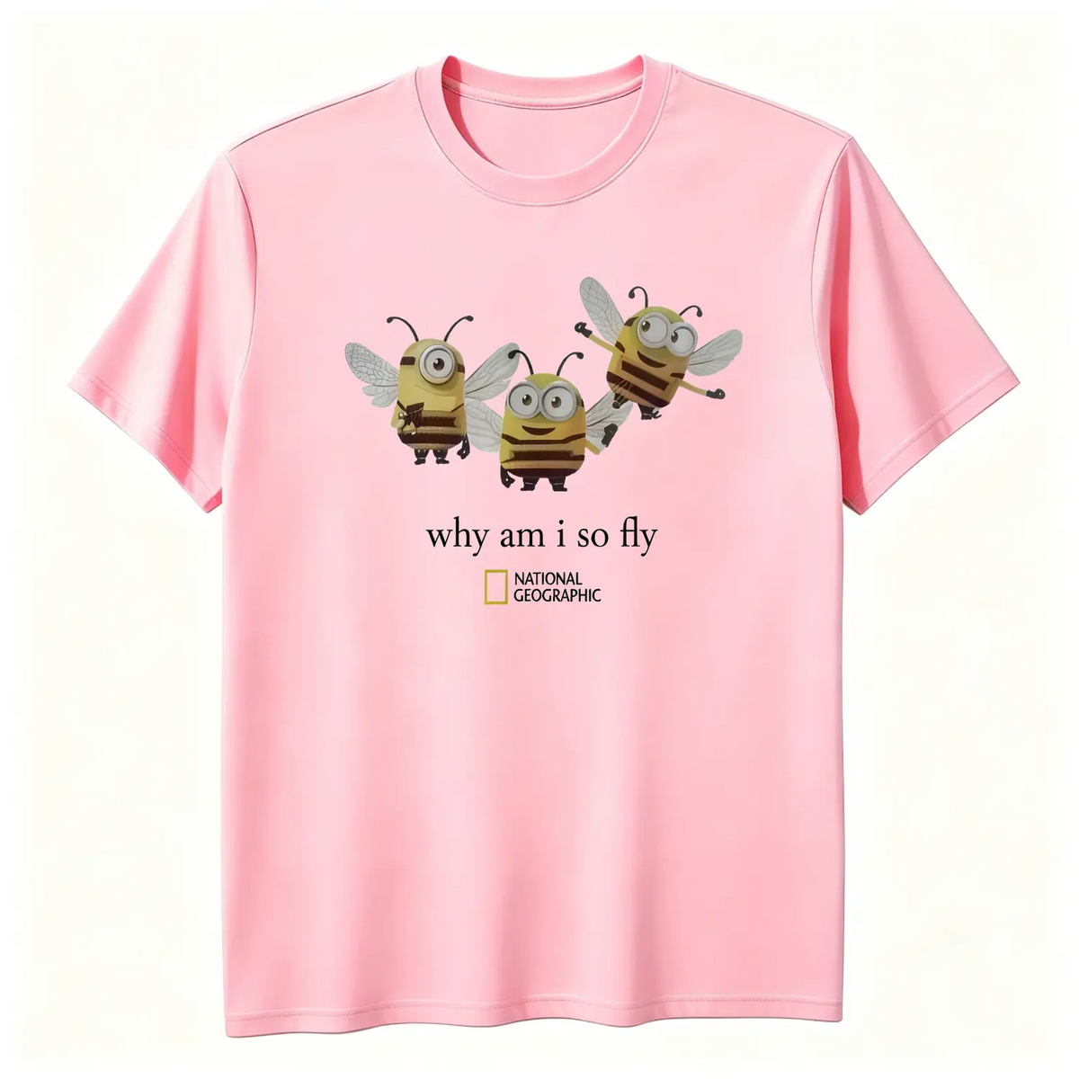 Gildan Men's And Women's T-Shirt, National Geographic Minibee Cotton T-Shirt, Animal T-Shirt, Unisex Vintage Graphic Tees Gothic Grunge Y2K Emo Scene Amity Affliction Style Clothes Men Women Streetwear Summer - View 5