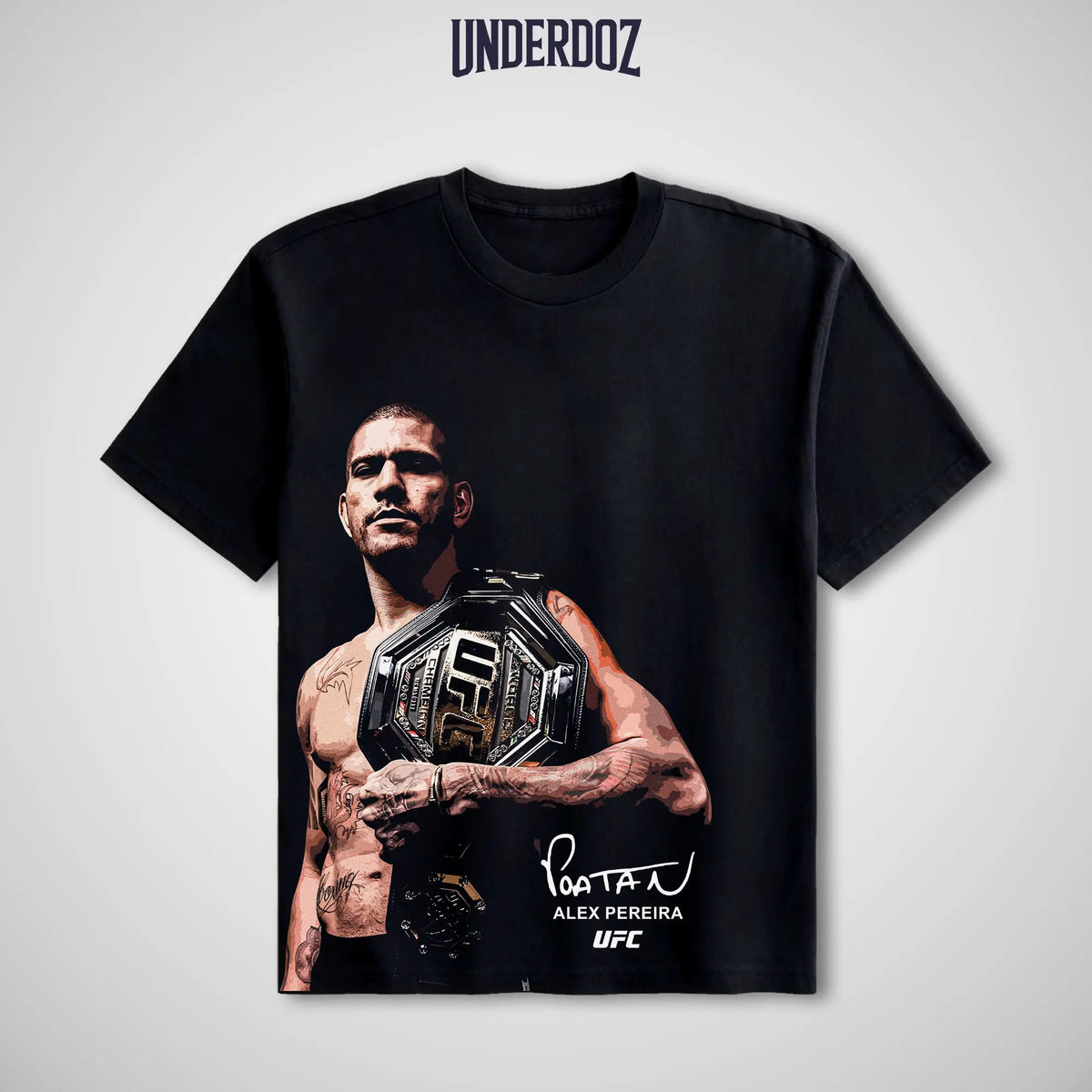 [COLLECTION] UFC Men's Fighters Short-Sleeve T-Shirt, MMA Fan Apparel, UFC Soft Cotton Round Neck Unisex Streetwear Clothes, UFC MMA Vintage Casual Sweatshirts Crewneck Top for Champions - View 35