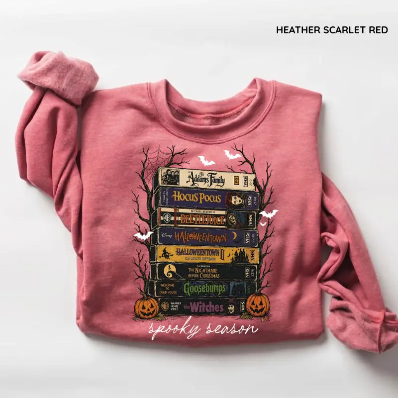 Vintage Halloween Movie Sweater, Retro Spooky Season Sweatshirt, Horror Film Graphic Pullover, Scary Movie Lover Crewneck, Halloween Gift - View 2