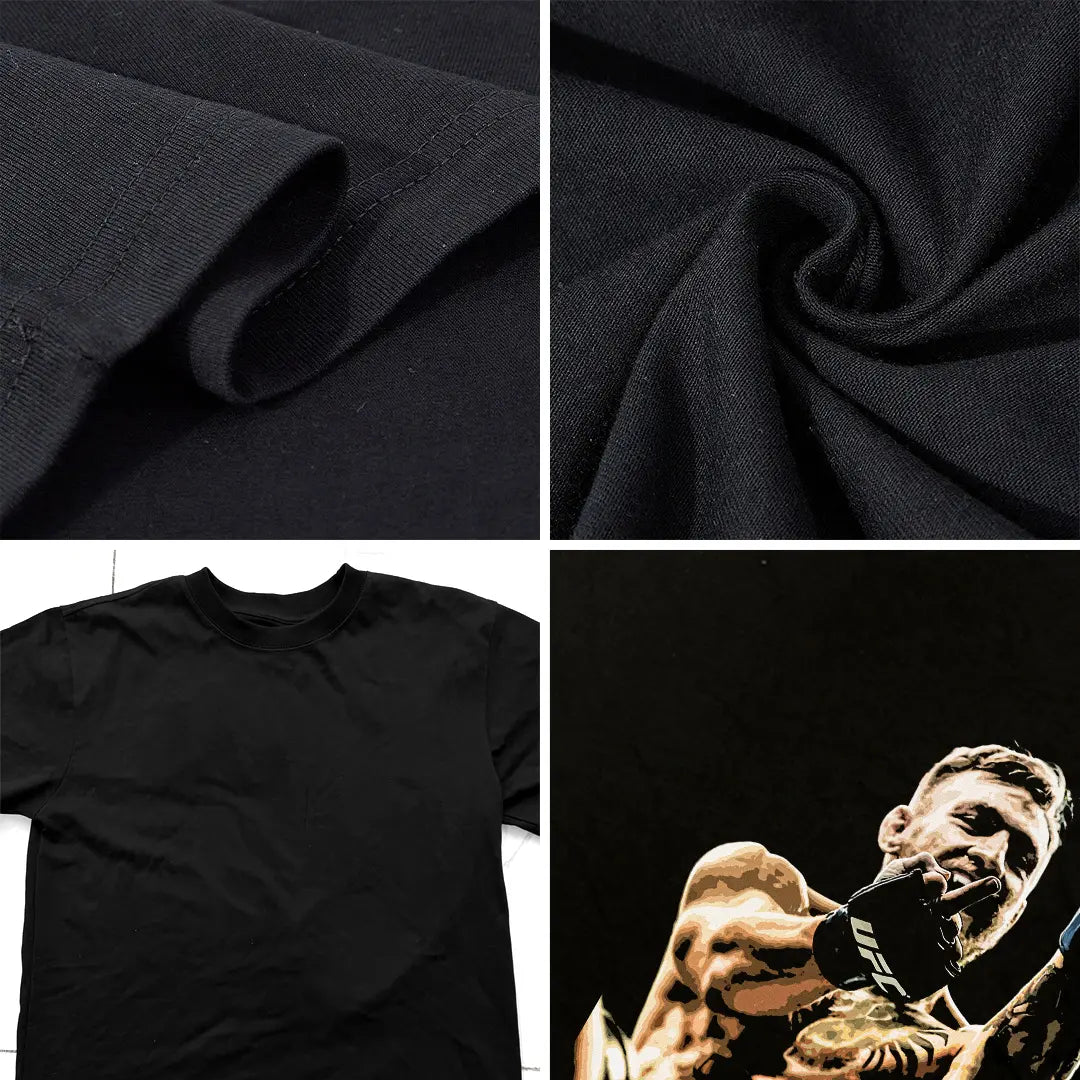 [COLLECTION] UFC Men's Fighters Short-Sleeve T-Shirt, MMA Fan Apparel, UFC Soft Cotton Round Neck Unisex Streetwear Clothes, UFC MMA Vintage Casual Sweatshirts Crewneck Top for Champions - View 8