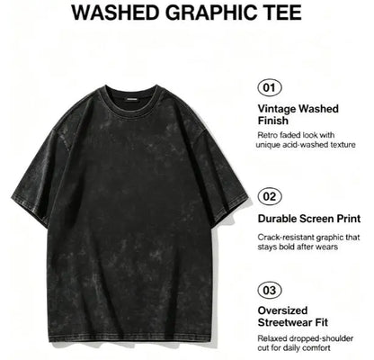 Men's Baki Hanma Baki the Grappler Anime Graphic T-Shirt - Menswear Men's Clothing Tops, Unisex Classic Oversized Relaxed Cut, Rib Crew Neck, Short Sleeve, Vintage Washed Heavy Cotton, Seamless Edges, Double-Printed Soft Casual Apparel, 3XL - View 7
