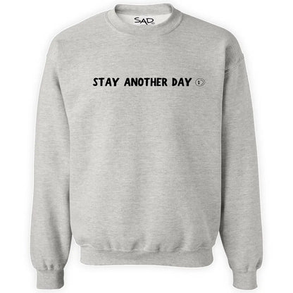 Stay Another Day Unisex Casual Cozy Sweatshirt - 99 Reasons Graphic Print Mental Health Awareness Pullover, Long Sleeve Crewneck, Unisex Fit for Easy Styling, Plus Size Clothes (SM-5X), Classic Menswear, Hoodie Styles - View 5