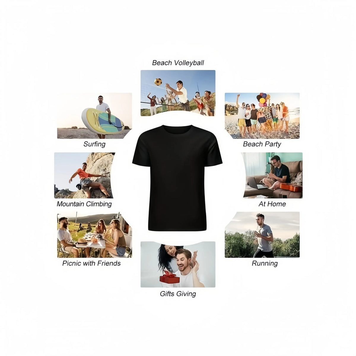 Men's Fitted Casual Round Neck Short-Sleeve Cotton T-Shirt - Funny Chicken Forklift Certified Operator Graphic, Lightweight Summer Outdoor Top, Mens Gift for Him to Pair with Jeans, Mens Gifts, Gifts For Him - View 8