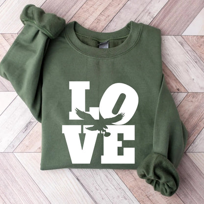 Eagles Love crewneck sweatshirt - View 1