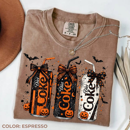 Comfort Colors Halloween Soda Can Shirt, Spooky Drink Tee, Pumpkin Can Shirt, Cute Halloween Shirt, Fall Shirt, Spooky Season Shirt - View 1