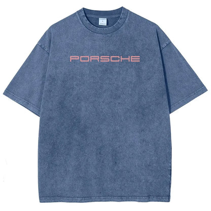 Cherry Blossom Japanese Aesthetic Classic Sports Car Vintage Washed Tee 90s Men's Graphic Tee t Shirts Funny Graphic Tee Good Graphic Tees Graphic Tees Streetwear Outfits Men Vacation Outfits Oversized Tshirt Men - View 10