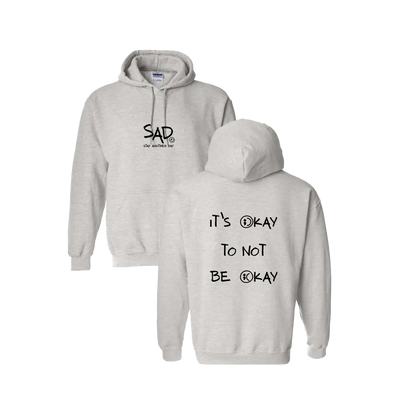 Stay Another Day Men's Stylish Text Print Sweatshirt - Soft Fabric Casual Pull-On Top, Crew Neck/Round Neck or Hoodie, SAD Mental Health Awareness Menswear, True Fit Long Sleeve Tops (S Size Available) - View 3