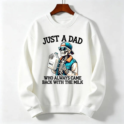 Humorous Dad Graphic Tees Featuring Sarcastic Come Back With The Milk Classic Dad Quotes Ideal Gift for Fathers - View 15