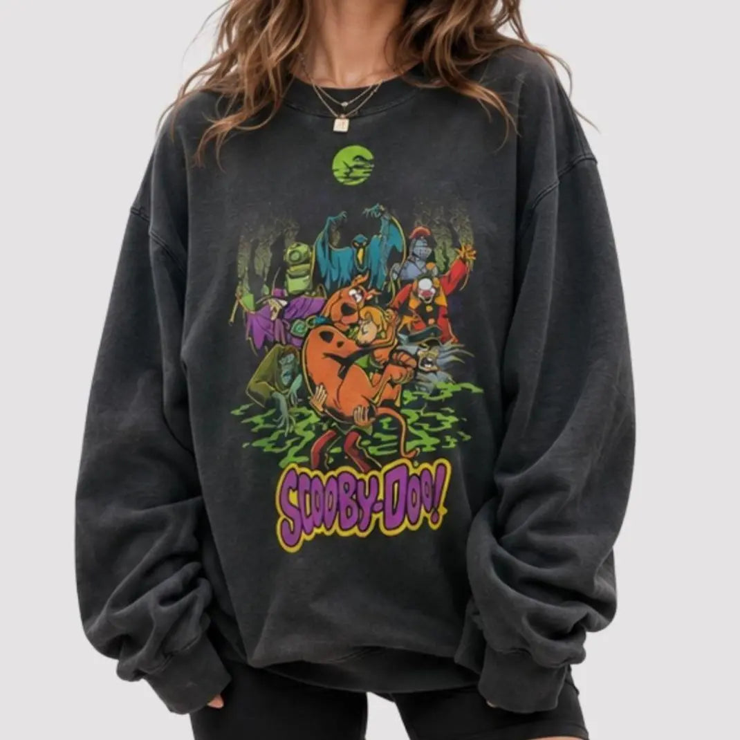 Vintage Scooby Shirt, 90s Halloween Movie T-Shirt, Retro Halloween Sweatshirt, Scooby Halloween T-Shirt, Vintage Halloween Movie Character Tee, Vintage Halloween Shirt - View 1
