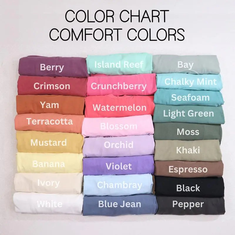 Comfort Colors Easy Tiger T-shirt - Casual Crew Neck, 4th of July Shirt, Long Sleeve, Graphic Design, Available in Multiple Colors, Suitable for Men & Women - Top - View 4