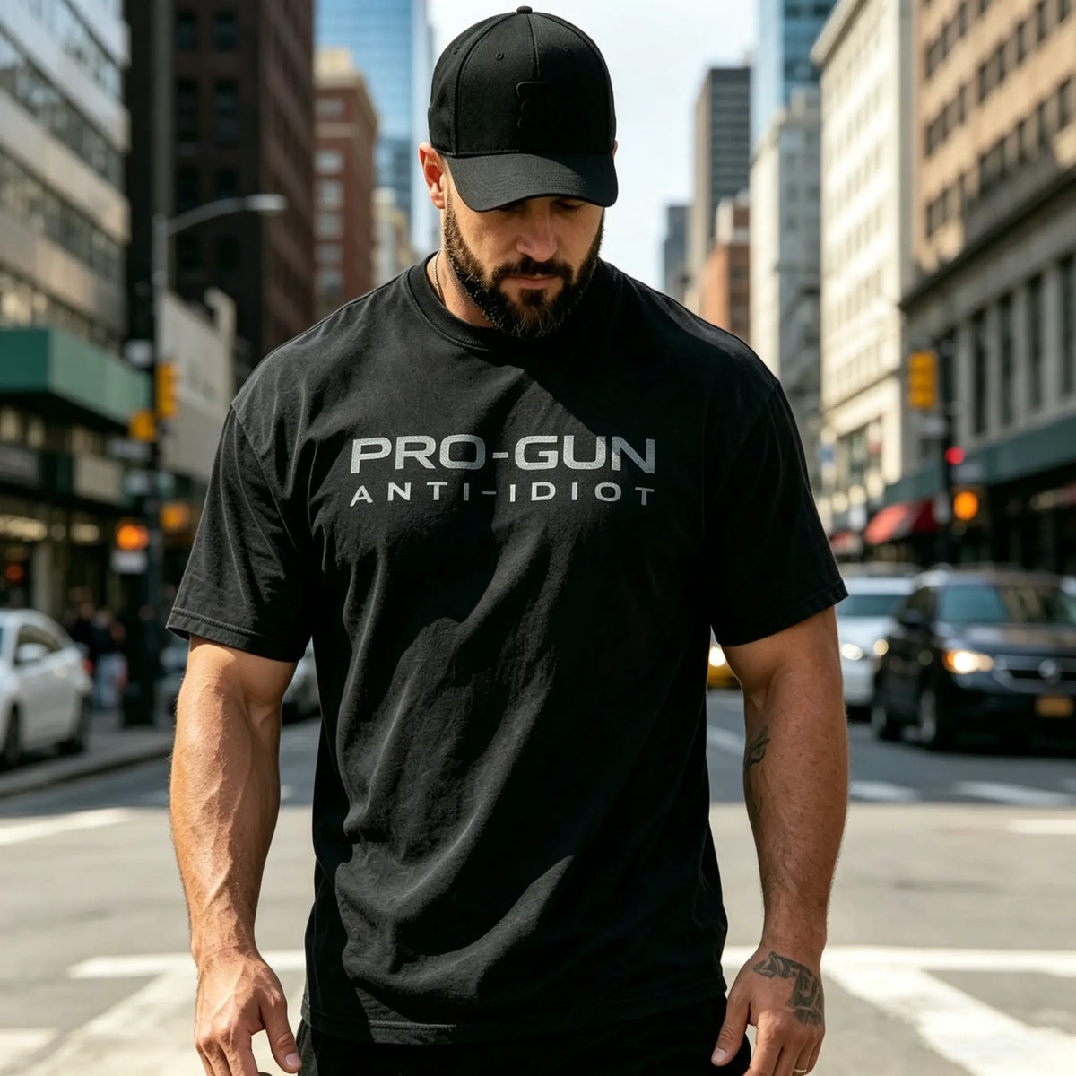 Men's 2A Patriot Pro-Gun Graphic T-Shirt - Seamless 100% Cotton Round Neck Short Sleeve Streetwear Top, Soft Easy Care Machine Washable All Seasons Menswear - View 11