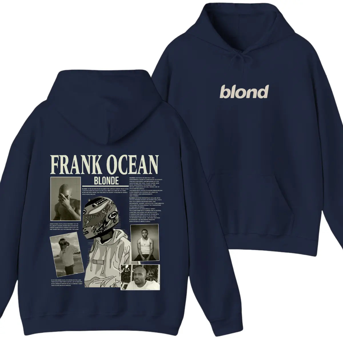 Frank Ocean Graphic Hoodie Cotton Shirt, Full Color, Full Size, Gift For Men, Gift For Women, Gift For Fans, Comfort Menswear Tops Classic, Streetwear, Trendy Hoodie - View 7