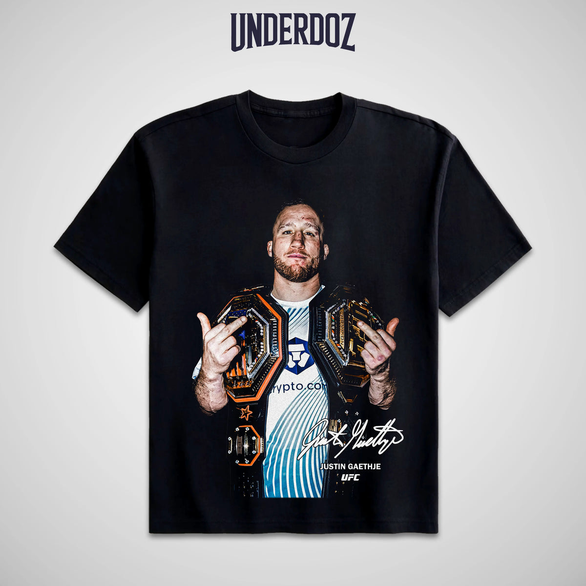 [COLLECTION] UFC Men's Fighters Short-Sleeve T-Shirt, MMA Fan Apparel, UFC Soft Cotton Round Neck Unisex Streetwear Clothes, UFC MMA Vintage Casual Sweatshirts Crewneck Top for Champions - View 19