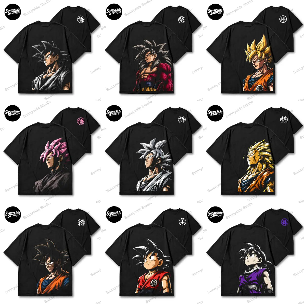 [Vtg90s]URban "GAZE" Series Anime 90s Graphic Tees US Regular Fit Funny Graphic Tee Men's Graphic Tees Streetwear Outfits Men Vacation Outfits Oversized Tshirt Men - View 2