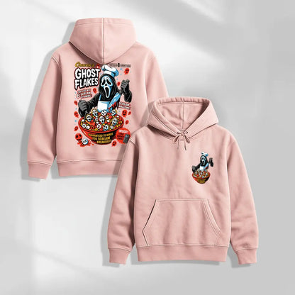 Men’s Vintage Halloween Ghost Graphic Hoodie, Funny Horror Front and Back Print Pullover Sweatshirt, Oversized Spooky Streetwear Hoodie for Halloween Party, Fall and Casual Daily Wear - View 13