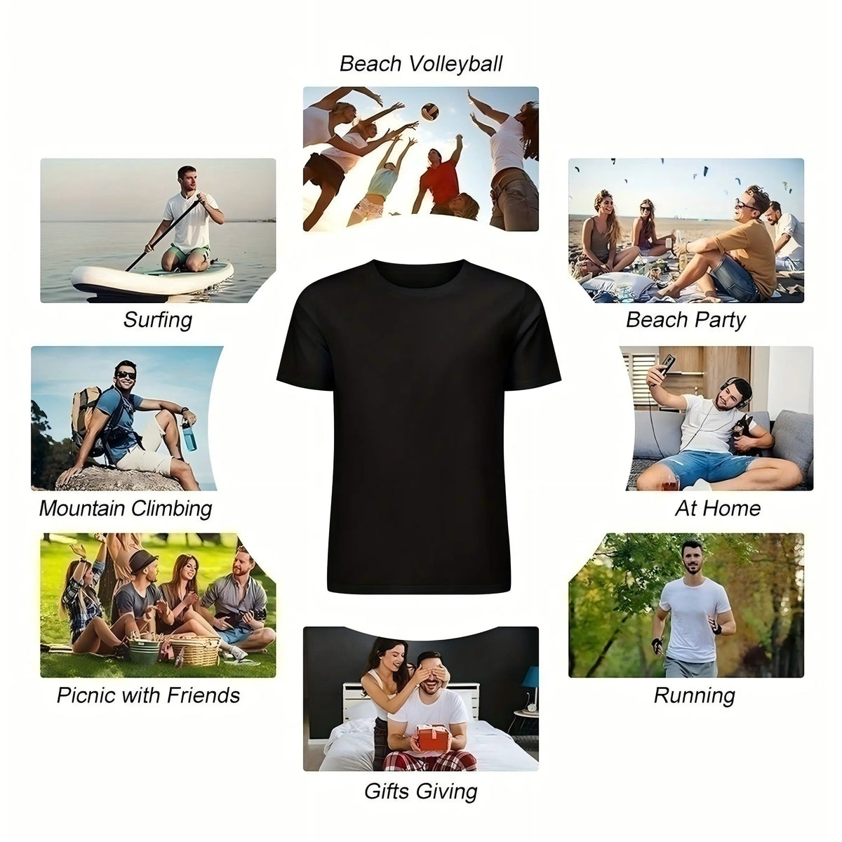 "All My Role Models Went To Prison" Christian Graphic T-Shirt for Men Women - Soft Breathable Cotton Crew Neck Short Sleeve, Wooden Thorn Cross Biblical Tee, Urban Faith Daily Top, Believer Gift, Machine Washable - View 9