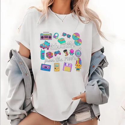 Literally From The 1900s shirt, Funny Retro 90's Shirt, Meme Shirts, Funny Gift for Mom, Retro 1900 t-shirt, 1990's gal shirt - View 9