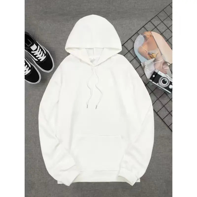 Women's Unisex Fit Ease Graphic Hoodie - Pink Firearms Design, Full Color, Streetwear Clothing, Cool Women Gifts, Gifts for Adults - View 4