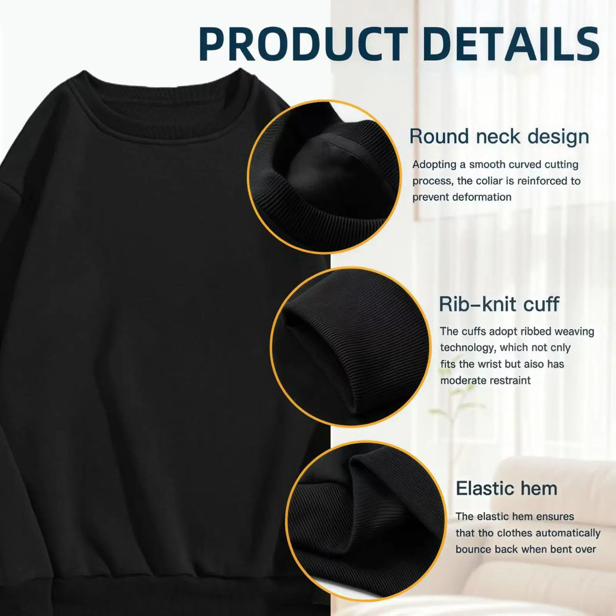Women's Printed Hooded Sweatshirt - Sweet, Soft for Long Wear, Classic Fit Cotton Blend, Full-Sleeve Modest Athletic Casual, "Feels Like a Day in the Box" Graphic Print, Hockey Enthusiast Party Accessory (Festive & Party Supplies) - View 4