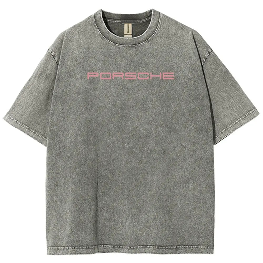 Cherry Blossom Japanese Aesthetic Classic Sports Car Vintage Washed Tee 90s Men's Graphic Tee t Shirts Funny Graphic Tee Good Graphic Tees Graphic Tees Streetwear Outfits Men Vacation Outfits Oversized Tshirt Men - View 7