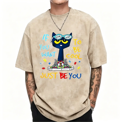 Pete The Cat Graphic Unisex Tee For Men And Women Featuring Cute Cartoon Character Design Perfect Gift For Childhood Memories Crewneck Short Sleeve Top - View 14