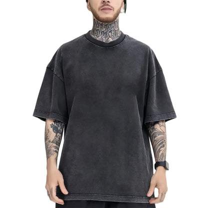 Sukuna Jujutsu Kaisen - Jujutsu Kaisen Anime Retro Unisex Acid Washed T-Shirt, 100% Heavy Cotton Oversized Unisex Anime Merch, Soft Cotton Streetwear Clothes, Unisex Manga Apparel, Gift for Anime Fans, Anime GiftGift Menswear Top Tshirt Gamis Tropical - View 5