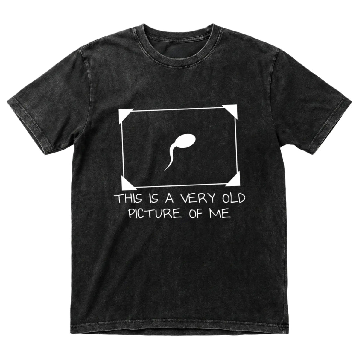Funny Graphic Round Neck T-Shirt with 'Very Old Picture of Me' Slogan, Unisex Casual Quirky Art Cotton Streetwear, Jeans, Funny Shirts, Shortsleeve, Good Graphic Tees, Casual Fit, Funny Streetwear - View 12