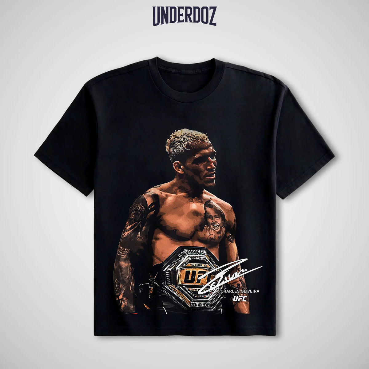 [COLLECTION] UFC Men's Fighters Short-Sleeve T-Shirt, MMA Fan Apparel, UFC Soft Cotton Round Neck Unisex Streetwear Clothes, UFC MMA Vintage Casual Sweatshirts Crewneck Top for Champions - View 12