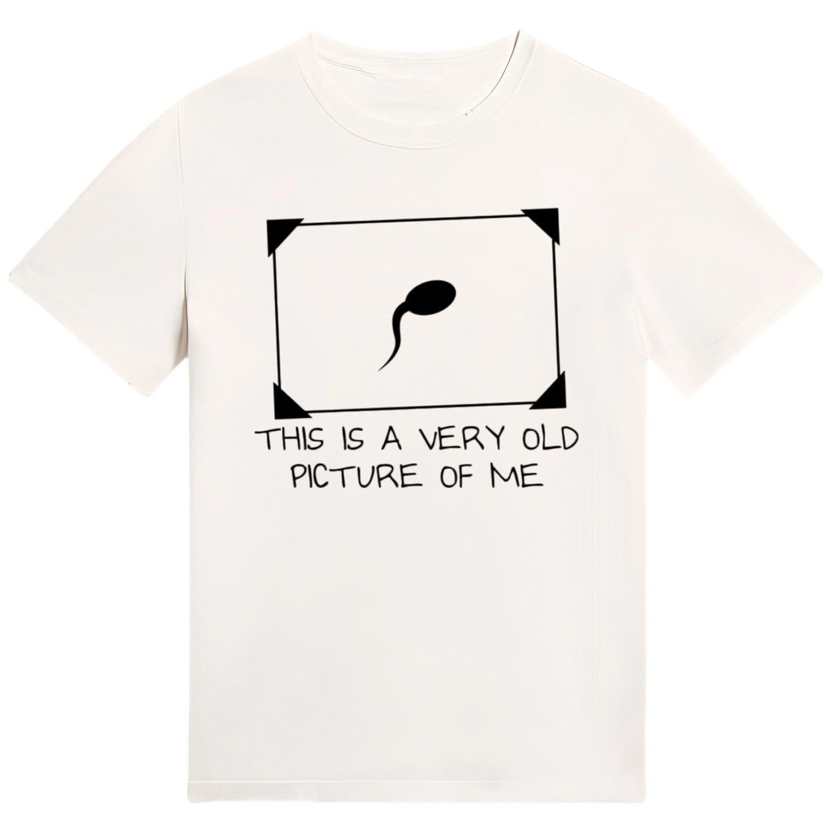Funny Graphic Round Neck T-Shirt with 'Very Old Picture of Me' Slogan, Unisex Casual Quirky Art Cotton Streetwear, Jeans, Funny Shirts, Shortsleeve, Good Graphic Tees, Casual Fit, Funny Streetwear - View 11