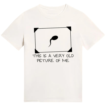 Funny Graphic Round Neck T-Shirt with 'Very Old Picture of Me' Slogan, Unisex Casual Quirky Art Cotton Streetwear, Jeans, Funny Shirts, Shortsleeve, Good Graphic Tees, Casual Fit, Funny Streetwear - View 11