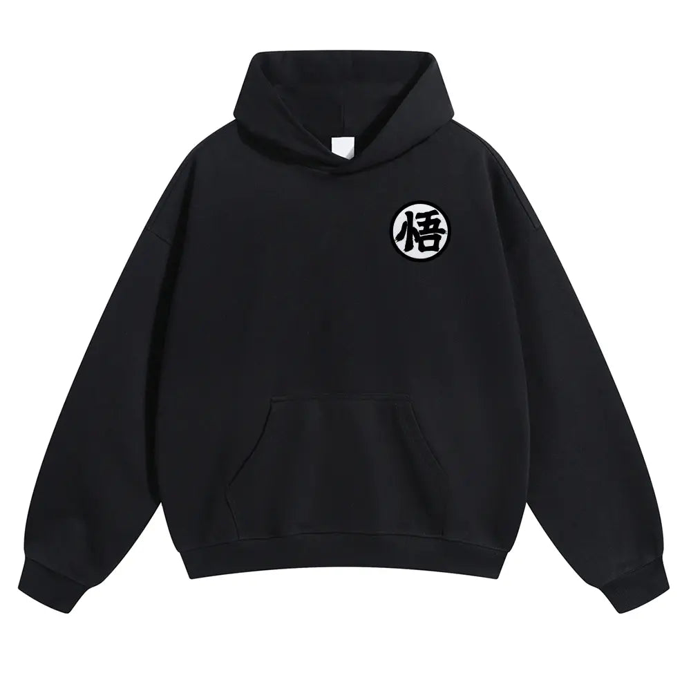 Dragon Ball DBZ Viral Anime Graphic Hoodie! Unisex 90s Retro Pullover - Funny Cartoon Streetwear Hoodies - Cozy Fleece Gift For Him Casual Cotton - View 4