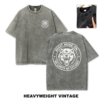 Sport Gym Wolves Oversized Tee Oversize Unisex Washed T-Shirt for Women and Men's Unisex Fit Batik Cotton Oversize Streetwear Menswear Super Soft Pre-Shrunk,back to school,back to school shopping,clothes for back to school,first day of school outfits - View 3