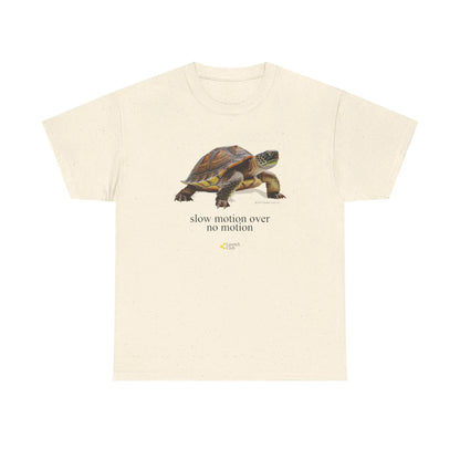 Slow Motion Turtle Shirt - Casual Cotton Retro T-Shirt with Vintage Graphic Design for Men and Women Tshirt White - View 9