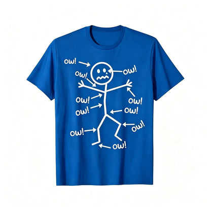 Women's Funny Graphic Print Pain Awareness Tee - Breathable Crew Neck Short-Sleeve Simple Tee, Durable Stitching, Machine-Washable, Easy Styling, All-Seasons Casual Streetwear Top - View 4