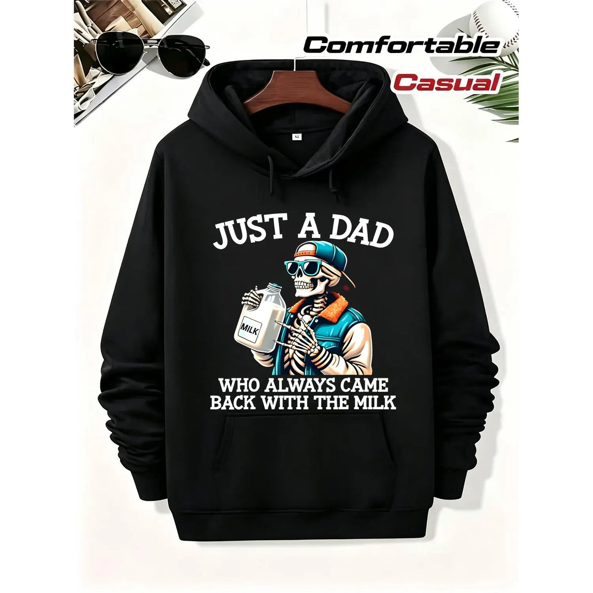 Humorous Dad Graphic Tees Featuring Sarcastic Come Back With The Milk Classic Dad Quotes Ideal Gift for Fathers - View 12